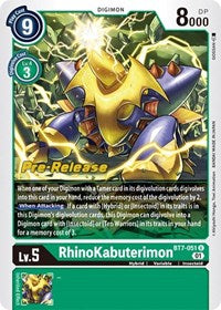 Rhinokabuterimon (BT7-051 U) [Next Adventure Pre-Release Cards]