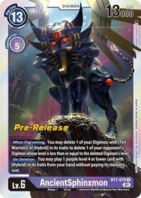 AncientSphinxmon (BT7-078 R) [Next Adventure Pre-Release Cards]