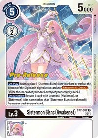 Sistermon Blanc (Awakened) (BT7-082 R) [Next Adventure Pre-Release Cards]