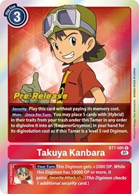 Takuya Kanbara (BT7-085 R) [Next Adventure Pre-Release Cards]