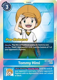 Tommy Himi (BT7-086 R) [Next Adventure Pre-Release Cards]