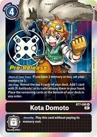 Kota Domoto (BT7-090 R) [Next Adventure Pre-Release Cards]