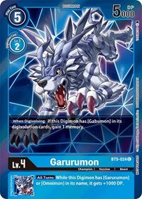 Garurumon (Event Pack 2) (BT5-024 C) [Battle of Omni]