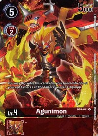 Agunimon (Tamer's Evolution Box 2) (BT4-011 U) [Great Legend]