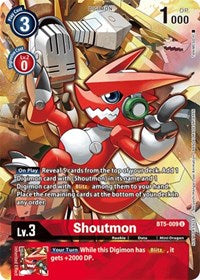 Shoutmon (Tamer's Evolution Box 2) (BT5-009 U) [Battle of Omni]