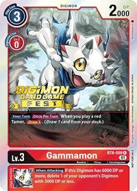Gammamon (Digimon Card Game Fest 2022) (BT8-008 R) [Dimensional Phase]