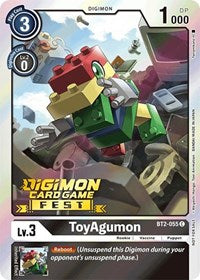 ToyAgumon (Digimon Card Game Fest 2022) (BT2-055 C) [Release Special Booster 1.0]