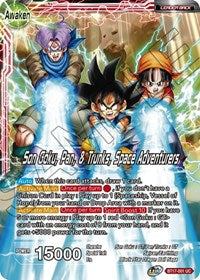 Son Goku // Son Goku, Pan, & Trunks, Space Adventurers (BT17-001) [Ultimate Squad]