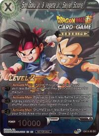 Son Goku Jr. & Vegeta Jr., Saiyan Scions (Level 2) (Judge) (EX13-30) [Tournament Promotion Cards]
