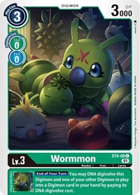 Wormmon (ST9-08 C) [Starter Deck 09: Ultimate Ancient Dragon]