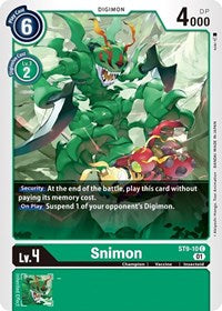 Snimon (ST9-10 C) [Starter Deck 09: Ultimate Ancient Dragon]