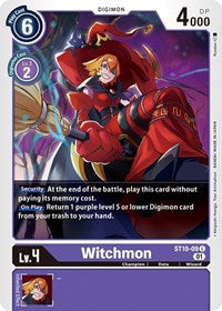 Witchmon (ST10-09 U) [Starter Deck 10: Parallel World Tactician]