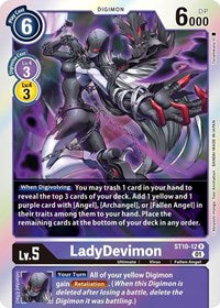 LadyDevimon (ST10-12 R) [Starter Deck 10: Parallel World Tactician]