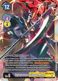 Ophanimon Falldown Mode (BT8-082 SR) [New Awakening]