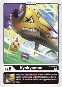 Kyokyomon (BT8-005 U) [New Awakening]