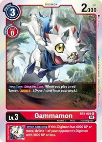 Gammamon (BT8-008 R) [New Awakening]