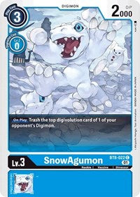 SnowAgumon (BT8-022 C) [New Awakening]