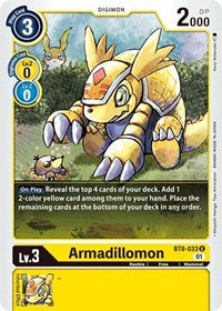 Armadillomon (BT8-033 U) [New Awakening]