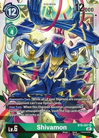 Shivamon (BT8-057 SR) [New Awakening]