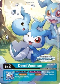 DemiVeemon - BT3-002 (Ultimate Cup 2022) (BT3-002 U) [Release Special Booster 1.0]