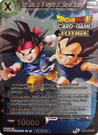 Son Goku Jr. & Vegeta Jr., Saiyan Scions (Judge Pack Vol.11) (EX13-30) [Tournament Promotion Cards]