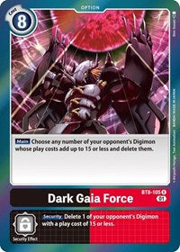 Dark Gaia Force (BT8-105 R) [New Awakening]