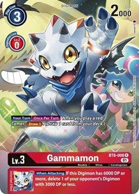 Gammamon (Alternate Art) (BT8-008 R) [New Awakening]