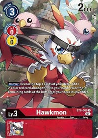 Hawkmon (Alternate Art) (BT8-009 U) [New Awakening]