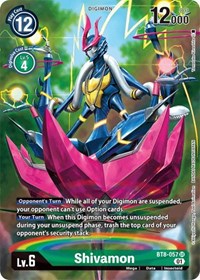 Shivamon (Alternate Art) (BT8-057 SR) [New Awakening]