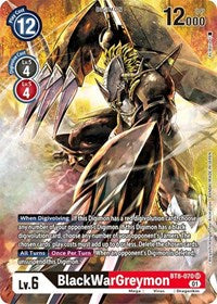 BlackWarGreymon (Alternate Art) (BT8-070 SR) [New Awakening]