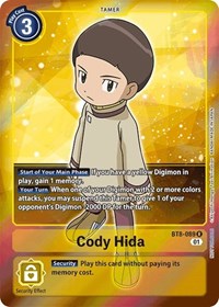 Cody Hida (Box Topper) (BT8-089 R) [New Awakening]