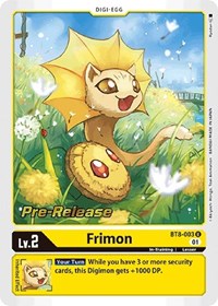 Frimon (BT8-003 U) [New Awakening Pre-Release Cards]
