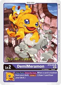 DemiMeramon (BT8-006 U) [New Awakening Pre-Release Cards]