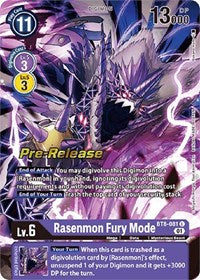 Rasenmon Fury Mode (BT8-081 U) [New Awakening Pre-Release Cards]