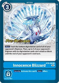 Innocence Blizzard (BT8-098 U) [New Awakening Pre-Release Cards]