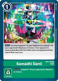 Samadhi Santi (BT8-102 U) [New Awakening Pre-Release Cards]