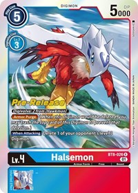 Halsemon (BT8-026 R) [New Awakening Pre-Release Cards]