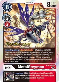 MetalGreymon (BT8-067 R) [New Awakening Pre-Release Cards]