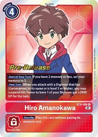 Hiro Amanokawa (BT8-086 R) [New Awakening Pre-Release Cards]