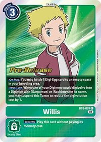 Willis (BT8-091 R) [New Awakening Pre-Release Cards]