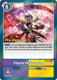 Flame Hellscythe (BT8-109 R) [New Awakening Pre-Release Cards]