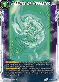 Results of Research (BT17-058) [Ultimate Squad]