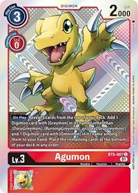 Agumon (New Awakening Pre-Release Tournament Winner Card) (BT5-007 C) [New Awakening Pre-Release Cards]