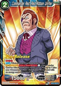 Commander Red, Red Ribbon Unifier (BT17-037) [Ultimate Squad Pre-Release Cards]