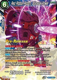 Red Ribbon Robot, Colossal Power (BT17-038) [Ultimate Squad Pre-Release Cards]