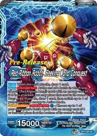 Commander Red // Red Ribbon Robot, Seeking World Conquest (BT17-031) [Ultimate Squad Pre-Release Cards]