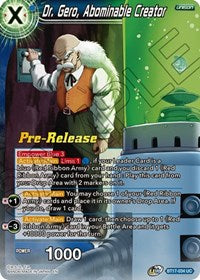 Dr. Gero, Abominable Creator (BT17-034) [Ultimate Squad Pre-Release Cards]