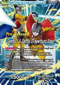Gamma 1 & Gamma 2 // Gamma 1 & Gamma 2, Newfound Foes (BT17-032) [Ultimate Squad Pre-Release Cards]