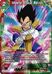Vegeta, Proud Warrior (BT17-132) [Ultimate Squad Pre-Release Cards]