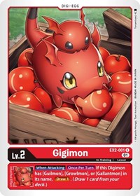 Gigimon (EX2-001 U) [Digital Hazard]